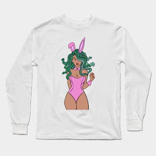 Medusa pin up Long Sleeve T-Shirt